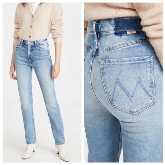 Mother High Waisted Rider Skimp Jeans Size 26 Give It Up - Picture 1 of 8